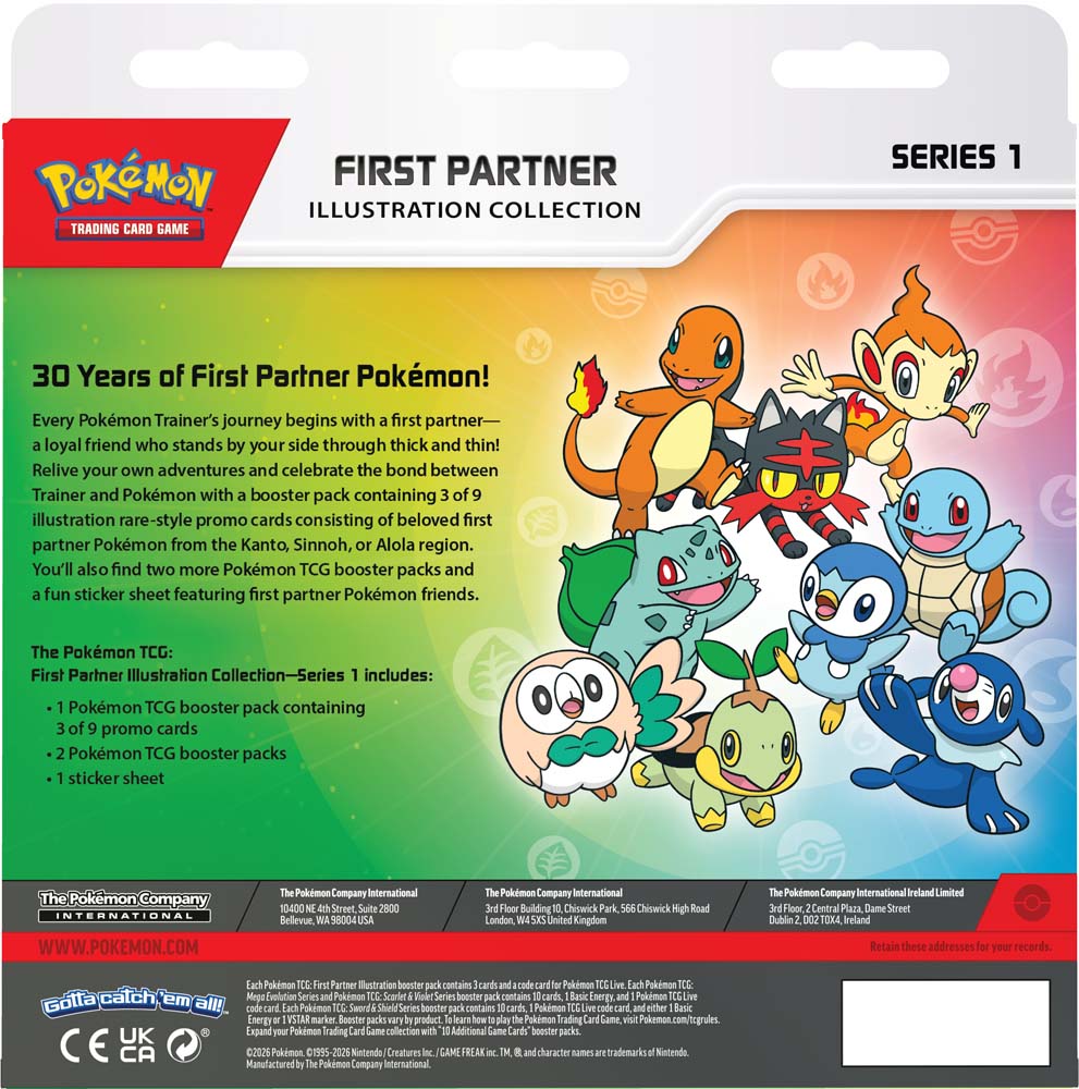 Pokemon - TCG - First Partner Illustration Collection—Series 1