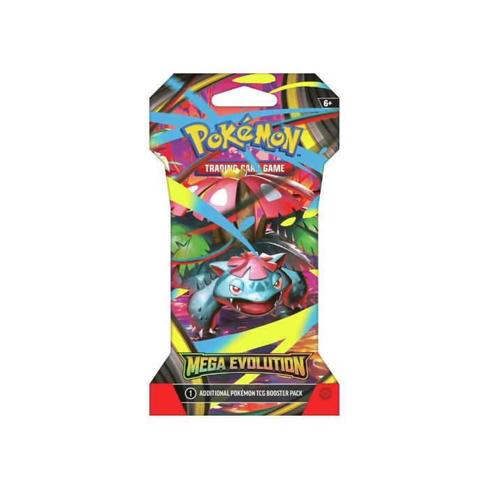 Pokemon Mega Evolution Sleeved Booster Pack (Bundle of 6)